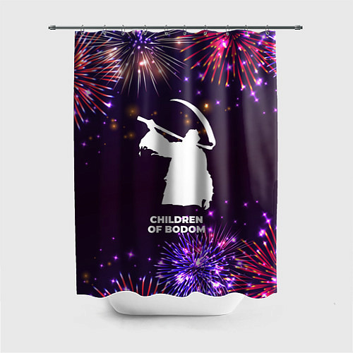 Шторка для ванной Праздничный Children of Bodom / 3D-принт – фото 1