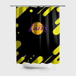 Шторка для душа Lakers club, цвет: 3D-принт