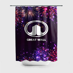 Шторка для ванной Праздничный Great Wall