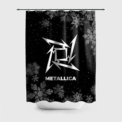 Шторка для ванной Снежный Metallica