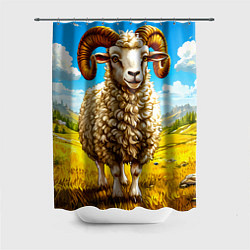 Шторка для ванной Баран