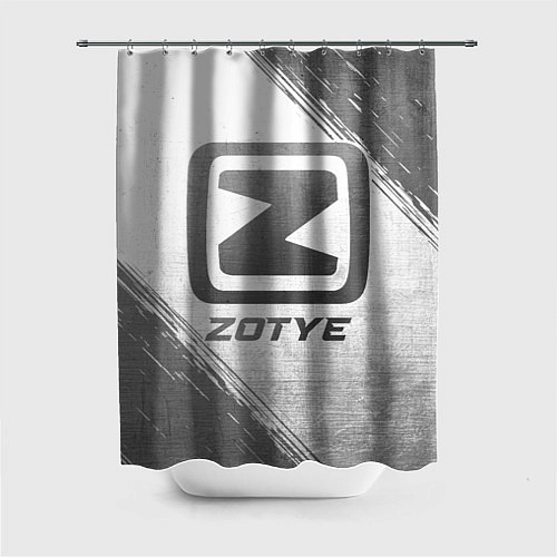 Шторка для ванной Zotye - white gradient / 3D-принт – фото 1