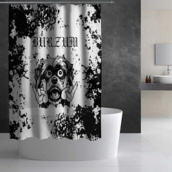 Шторка для душа Burzum - рок пес, цвет: 3D-принт — фото 2