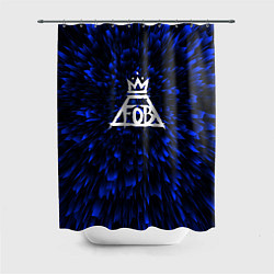 Шторка для ванной Fall Out Boy blue energy