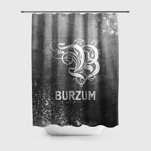 Шторка для ванной Burzum - grey gradient / 3D-принт – фото 1
