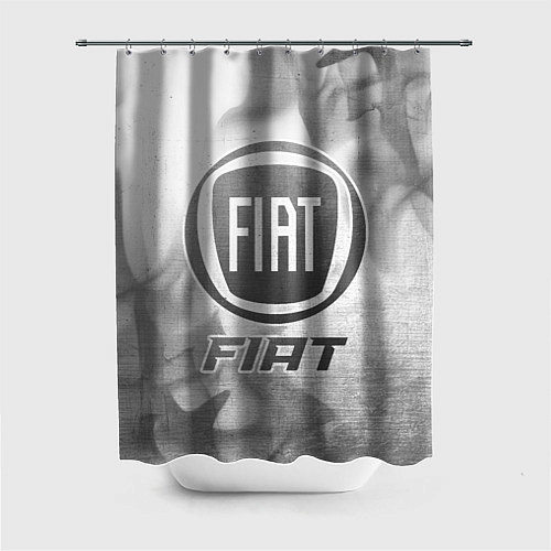 Шторка для ванной Fiat - white gradient / 3D-принт – фото 1