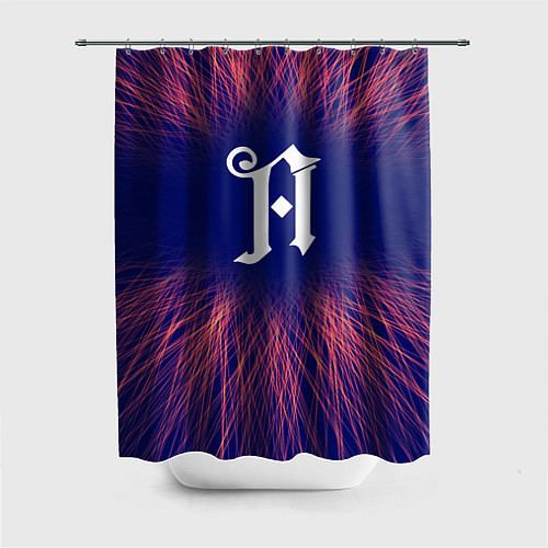 Шторка для ванной Architects red energy / 3D-принт – фото 1