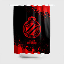 Шторка для ванной Club Brugge - red gradient