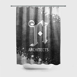 Шторка для ванной Architects - grey gradient