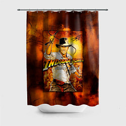 Шторка для душа Indiana Jones and the Great Circle, цвет: 3D-принт