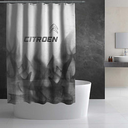 Шторка для душа Citroen - white gradient посередине, цвет: 3D-принт — фото 2
