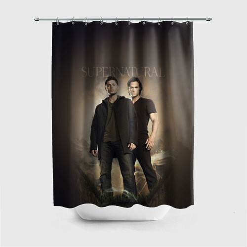 Шторка для ванной Братья Винчестеры - Сверхъестественное / 3D-принт – фото 1