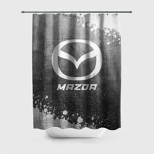 Шторка для ванной Mazda - grey gradient / 3D-принт – фото 1