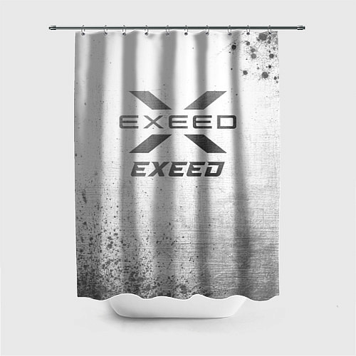 Шторка для ванной Exeed - white gradient / 3D-принт – фото 1