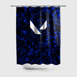 Шторка для ванной Valorant blue energy