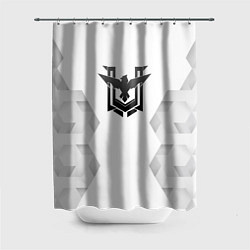 Шторка для душа Free Fire white poly, цвет: 3D-принт