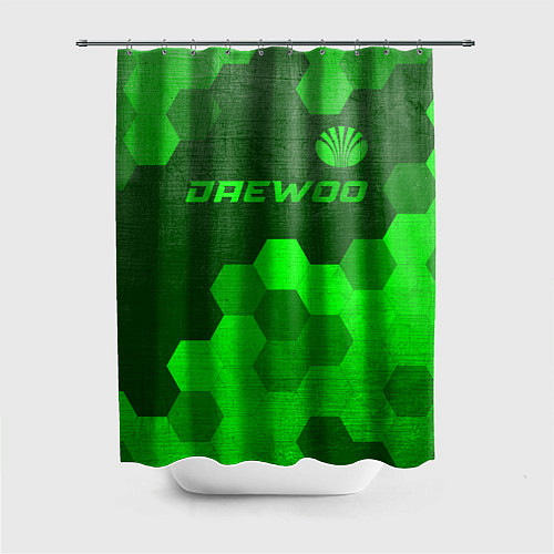 Шторка для ванной Daewoo - green gradient посередине / 3D-принт – фото 1