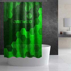 Шторка для душа Daewoo - green gradient посередине, цвет: 3D-принт — фото 2