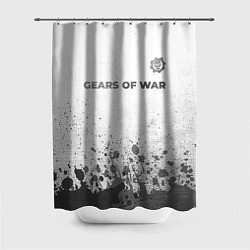 Шторка для душа Gears of War - white gradient посередине, цвет: 3D-принт