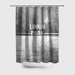 Шторка для ванной Linkin Park 2024 - grey gradient посередине