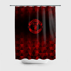 Шторка для ванной Manchester United red poly