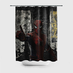 Шторка для ванной Spider man night