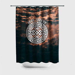 Шторка для ванной Белобог - небо славян