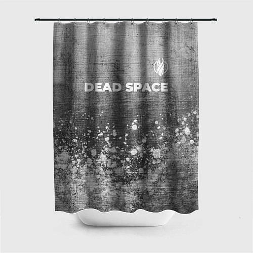 Шторка для ванной Dead Space - grey gradient посередине / 3D-принт – фото 1