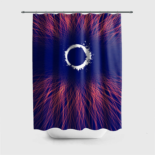 Шторка для ванной The Callisto Protocol red energy / 3D-принт – фото 1