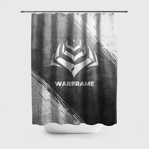 Шторка для ванной Warframe - grey gradient / 3D-принт – фото 1