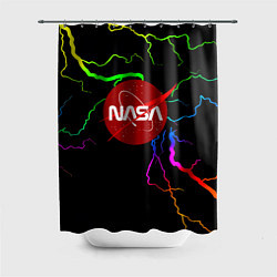 Шторка для ванной НАСА молнии градиент