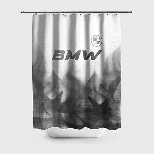 Шторка для ванной BMW - white gradient посередине / 3D-принт – фото 1