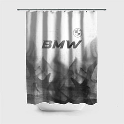 Шторка для ванной BMW - white gradient посередине