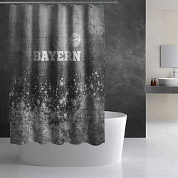 Шторка для душа Bayern - grey gradient посередине, цвет: 3D-принт — фото 2
