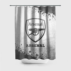Шторка для душа Arsenal - white gradient, цвет: 3D-принт