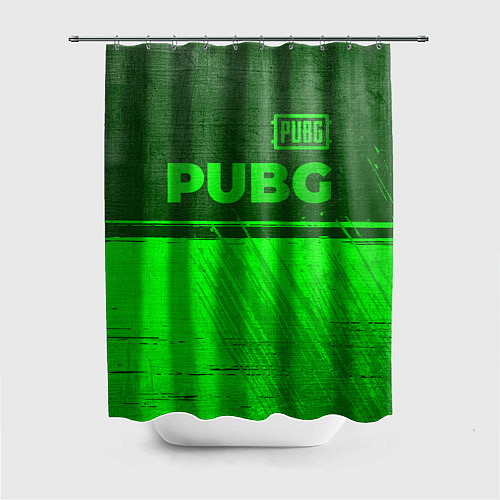 Шторка для ванной PUBG - green gradient посередине / 3D-принт – фото 1