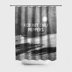 Шторка для ванной Red Hot Chili Peppers - grey gradient посередине