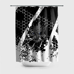Шторка для ванной Samurai соты краски