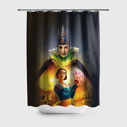 Шторка для ванной Белоснежка и Мачеха / 3D-принт – фото 1