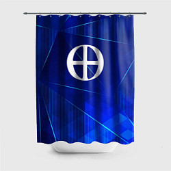 Шторка для ванной Blue Exorcist blue poly