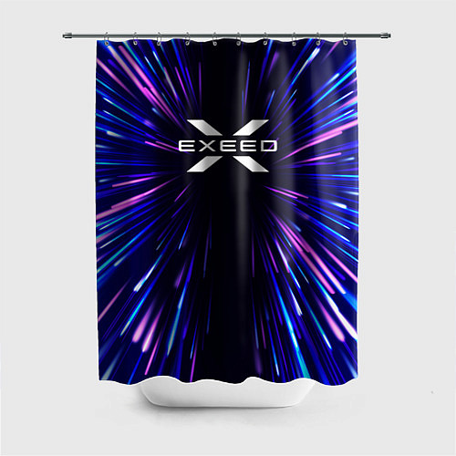 Шторка для ванной Exeed neon energy / 3D-принт – фото 1