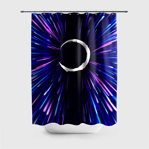 Шторка для ванной Demon Slayer neon energy / 3D-принт – фото 1