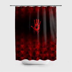 Шторка для ванной Death Stranding red poly