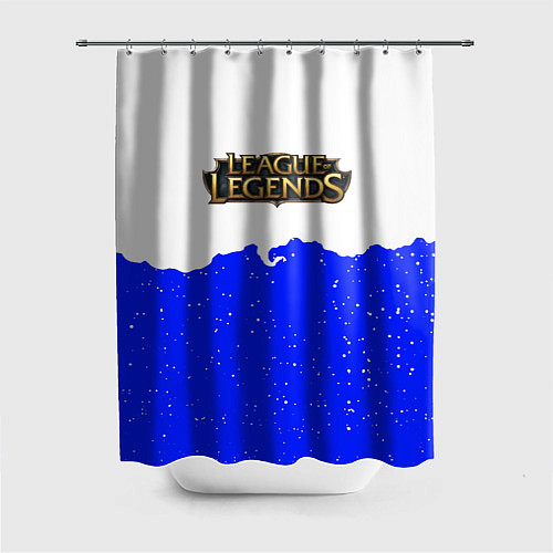 Шторка для ванной League of Legends ночь / 3D-принт – фото 1