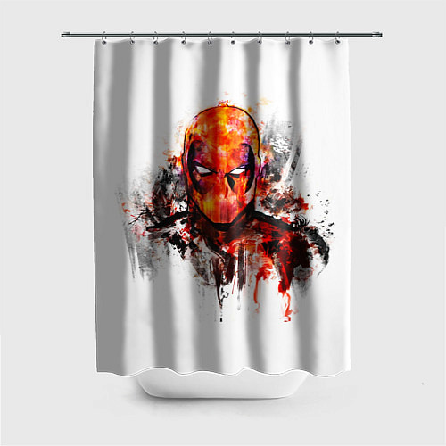 Шторка для ванной Дэдпул краски / 3D-принт – фото 1