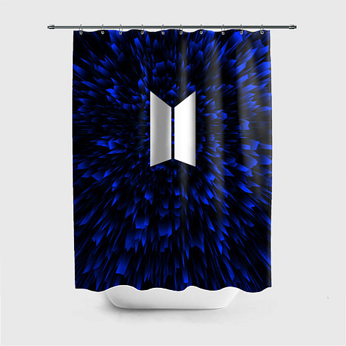 Шторка для ванной BTS blue energy / 3D-принт – фото 1
