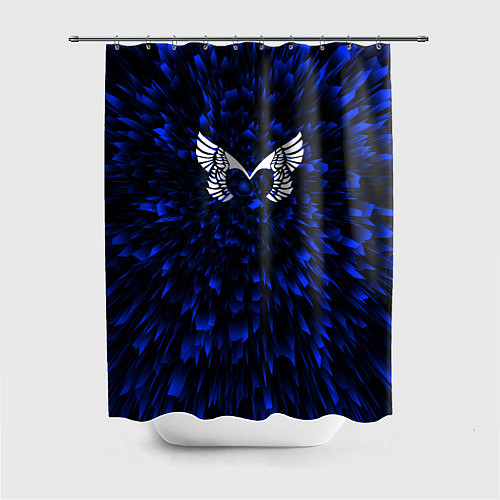 Шторка для ванной Placebo blue energy / 3D-принт – фото 1