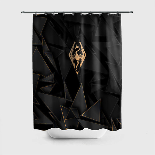 Шторка для ванной Skyrim golden poly / 3D-принт – фото 1