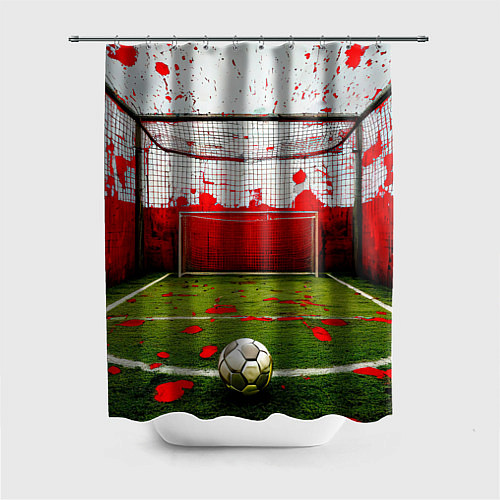Шторка для ванной Мини-футбол / 3D-принт – фото 1