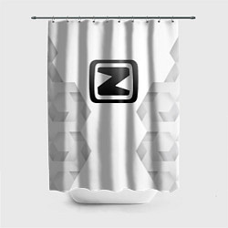 Шторка для ванной Zotye white poly